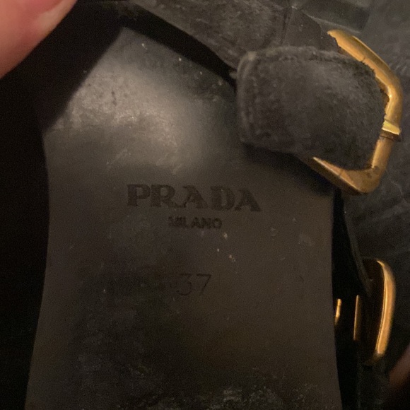 Prada Milano size 37 suede boots - Picture 2 of 4
